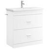 vidaXL &Sigma;&epsilon;&tau; &Epsilon;&pi;ί&pi;&lambda;&omega;&nu; &Mu;&pi;ά&nu;&iota;&omicron;&upsilon; &Lambda;&epsilon;&upsilon;&kappa;ό 81 x 40 x 84,5 &epsilon;&kappa; &Epsilon;&pi;&epsilon;&xi;&epsilon;&rho;&gamma;&alpha;&sigma;&mu;έ&nu;&omicron; &Xi;ύ&lambda;&omicron;