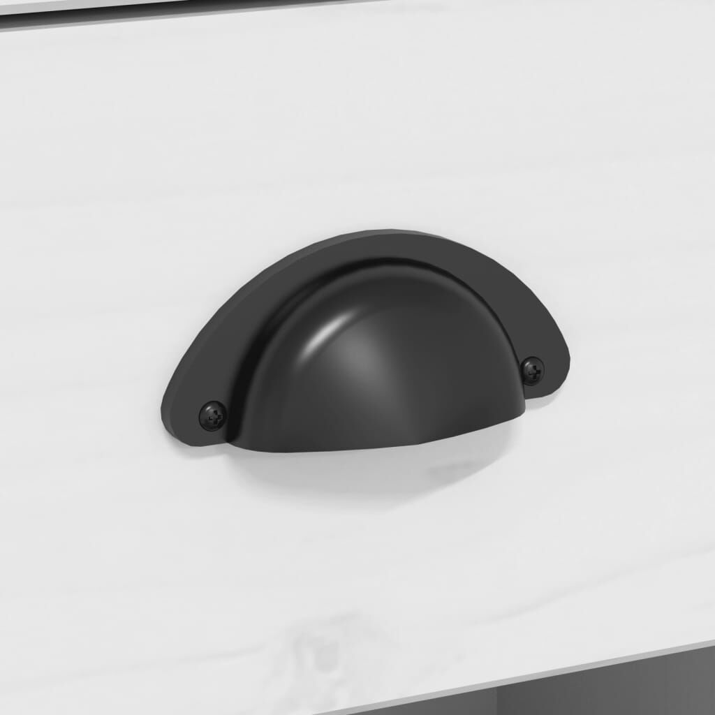 vidaXL Μπουφές BODO Λευκός 115,5x44x80 εκ. από Μασίφ Ξύλο Πεύκου