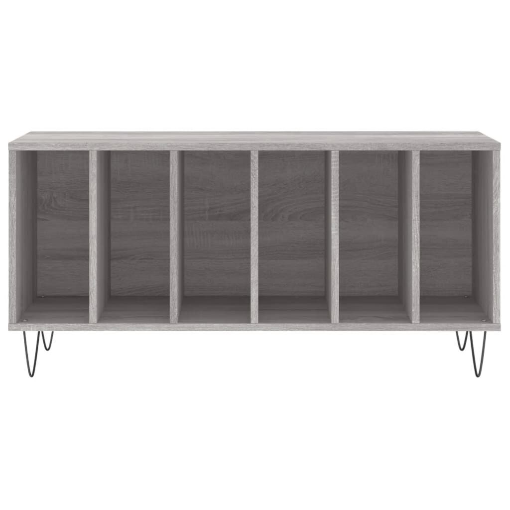 vidaXL Έπιπλο Δίσκων Γκρι Sonoma 100x38x48 εκ. από Επεξεργασμένο Ξύλο