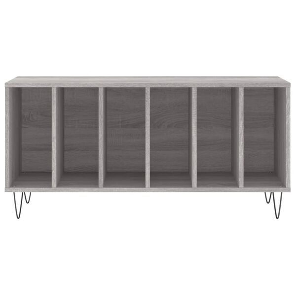 vidaXL Έπιπλο Δίσκων Γκρι Sonoma 100x38x48 εκ. από Επεξεργασμένο Ξύλο