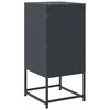 vidaXL Κομοδίνο Ανθρακί 36x39x78 εκ. από Χάλυβα