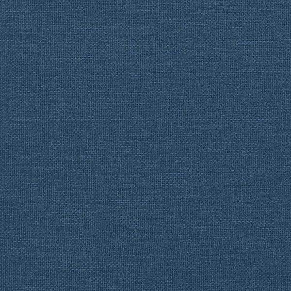 vidaXL Κρεβάτι Boxspring με Στρώμα Μπλε 100 x 200 εκ. Υφασμάτινο