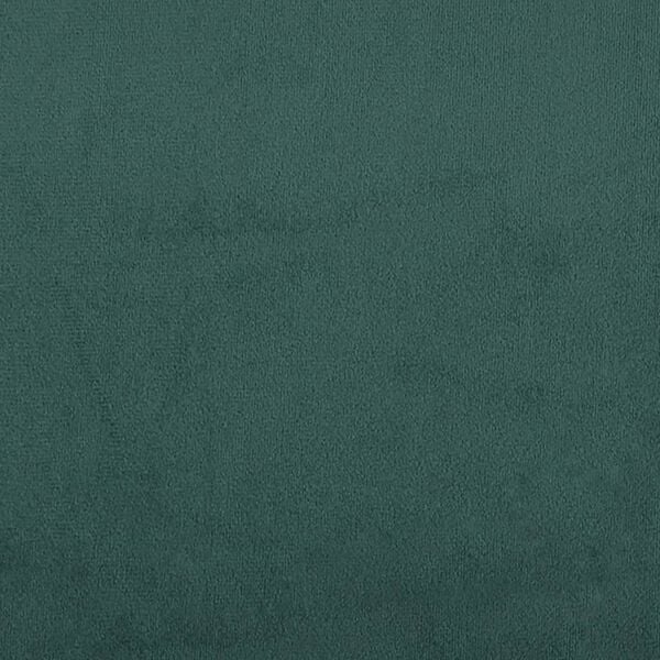 vidaXL Κρεβάτι Boxspring με Στρώμα Σκούρο Πράσινο 120x190εκ. Βελούδινο