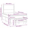 vidaXL &Kappa;&rho;&epsilon;&beta;ά&tau;&iota; Boxspring &mu;&epsilon; &Sigma;&tau;&rho;ώ&mu;&alpha; &Sigma;&kappa;&omicron;ύ&rho;&omicron; &Gamma;&kappa;&rho;&iota; 120x190 &epsilon;&kappa; &Upsilon;&phi;&alpha;&sigma;&mu;ά&tau;&iota;&nu;&omicron;