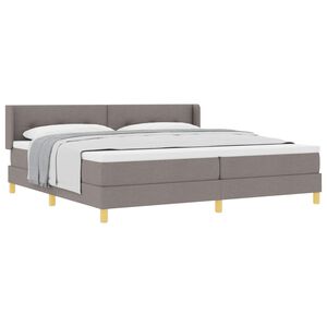 vidaXL &Kappa;&rho;&epsilon;&beta;ά&tau;&iota; &mu;&epsilon; &epsilon;&lambda;&alpha;&tau;ή&rho;&iota;&alpha; &mu;&epsilon; &sigma;&tau;&rho;ώ&mu;&alpha; Taupe 200 x 200 cm &Pi;&omicron;&lambda;&upsilon;&epsilon;&sigma;&tau;έ&rho;&alpha;&sigmaf;