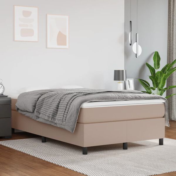 vidaXL &Kappa;&rho;&epsilon;&beta;ά&tau;&iota; Boxspring &mu;&epsilon; &Sigma;&tau;&rho;ώ&mu;&alpha; &Kappa;&alpha;&pi;&omicron;&upsilon;&tau;&sigma;ί&nu;&omicron; 120x190&epsilon;&kappa;.&alpha;&pi;ό &Sigma;&upsilon;&nu;&theta;.&Delta;έ&rho;&mu;&alpha;