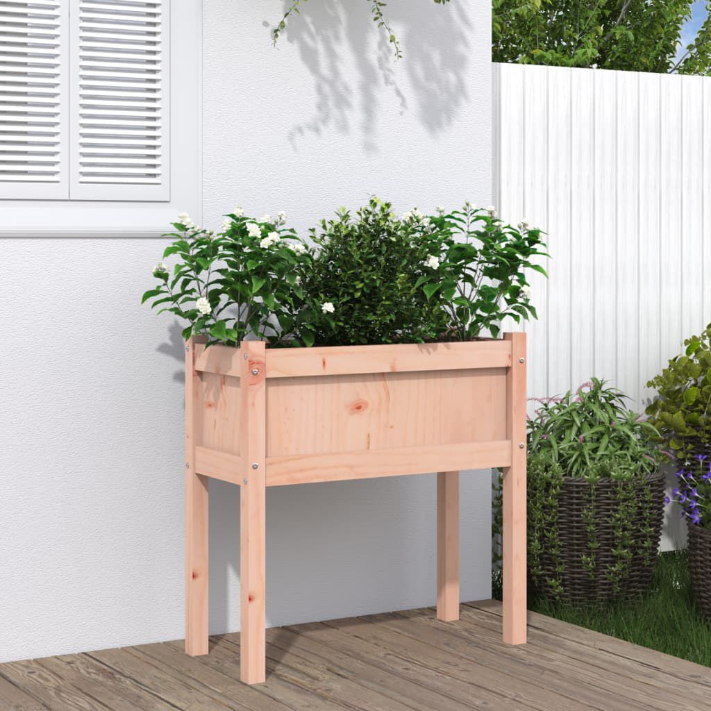 vidaXL Ζαρντινιέρες με Πόδια 70x31x70 εκ από Μασίφ Ξύλο Ψευδοτσούγκας