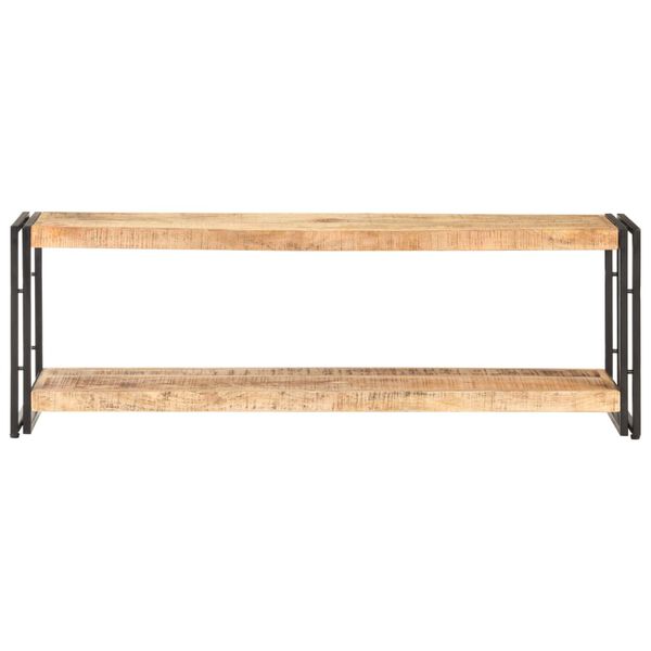 vidaXL Έπιπλο Τηλεόρασης 120 x 30 x 40 εκ. από Ακατέργαστο Ξύλο Μάνγκο