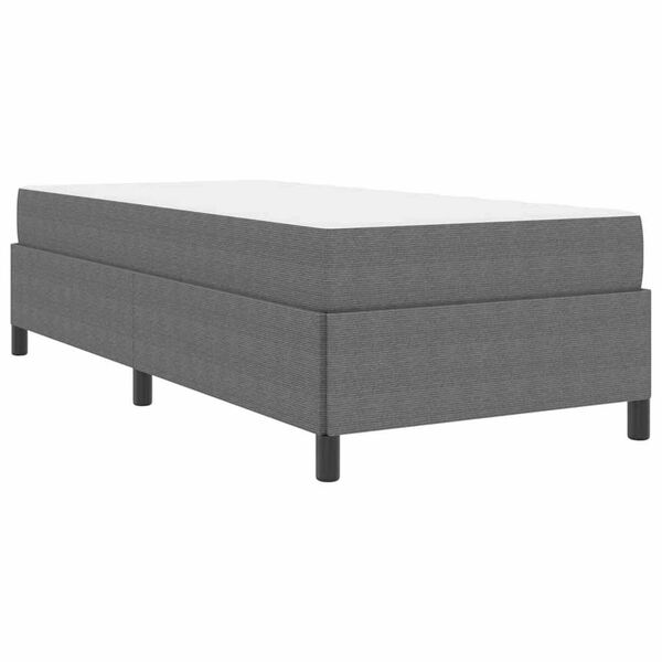 vidaXL Σκελετός Κρεβατιού Ανοιχτό γκρι 100 x 200 cm Βελούδο