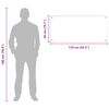 vidaXL Πίσω Πάνελ Κουζίνας 2 pcs Κίτρινο 110 x 50 cm σκληρυμένο γυαλί