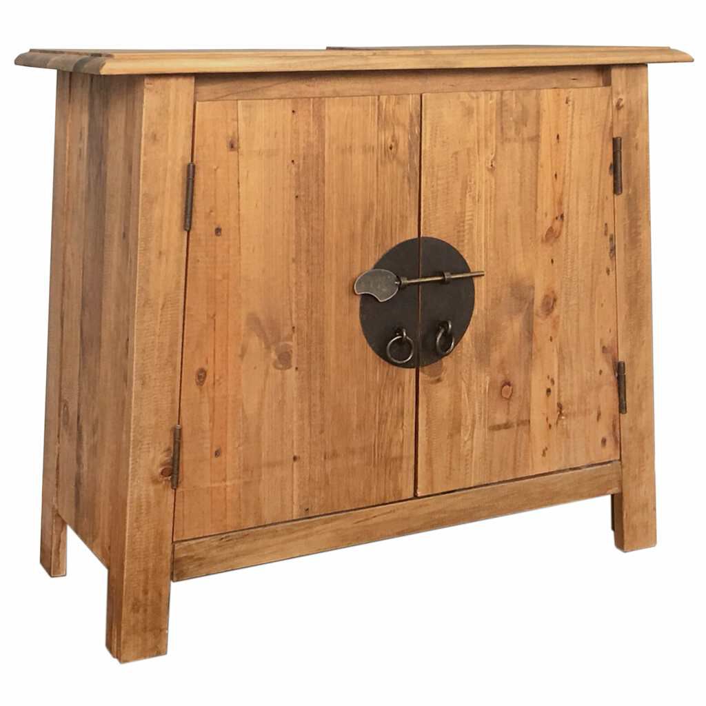 vidaXL Ντουλάπι Νιπτήρα 70x32x63 εκ. Μασίφ Ανακυκλωμένο Ξύλο Πεύκου