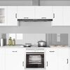 vidaXL Πίσω Πάνελ Κουζίνας 2 pcs Ανοιχτό γκρι 110 x 40 cm