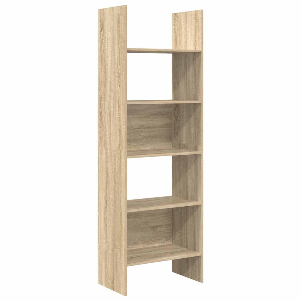 vidaXL Βιβλιοθήκη Χρώμα Sonoma Δρυς 60 x 35 x 180 εκ. από Επεξ. Ξύλο