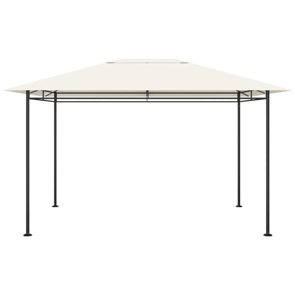 vidaXL Κιόσκι Κρεμ 384x281x270 εκ. 180 γρ./μ²
