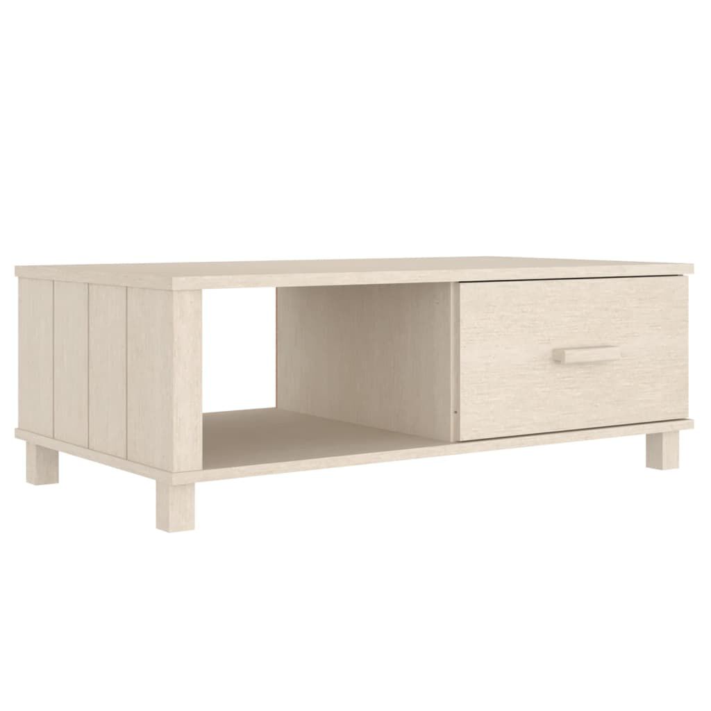 vidaXL Τραπεζάκι Σαλονιού HAMAR Μελί 100x55x35 εκ. Μασίφ Ξύλο Πεύκου