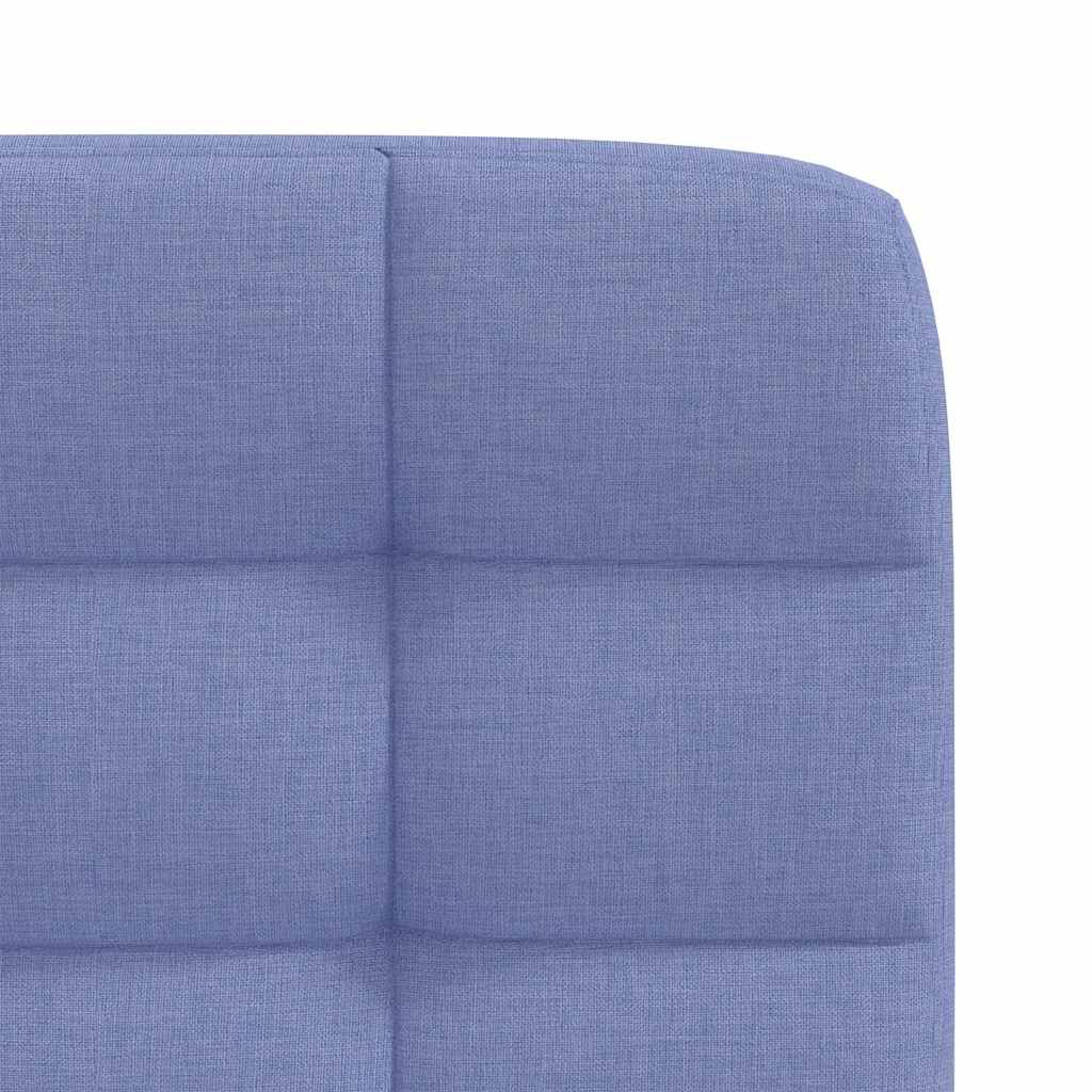 vidaXL Καρέκλες τραπεζαρίας 4 τεμάχια τζιν μπλε ύφασμα