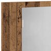vidaXL Έπιπλο Καθρέφτη Μπάνιου LED Παλαιό Ξύλο 40x12x45 εκ. Επεξ. Ξύλο