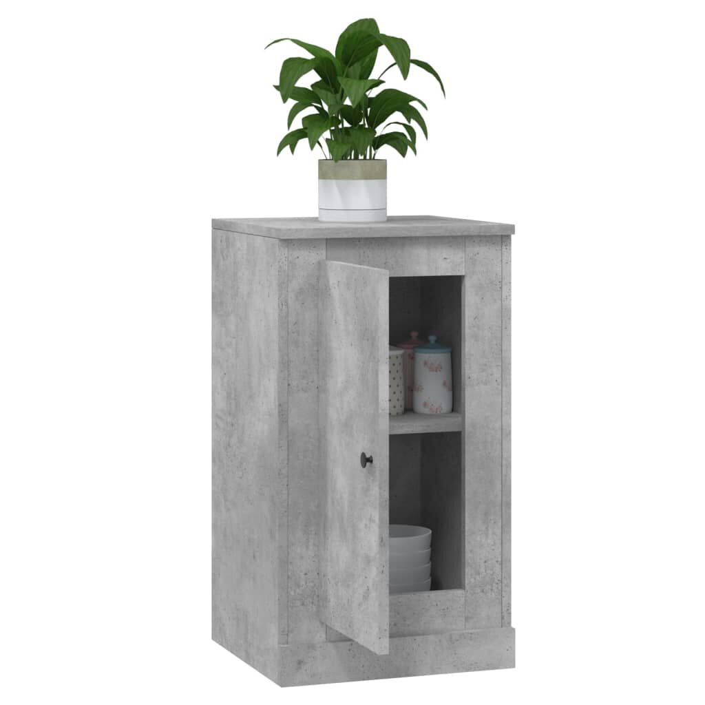 vidaXL Ντουλάπια 2 τεμ. Γκρι Σκυροδέματος 37,5x35,5x67,5 εκ. Επ. Ξύλο