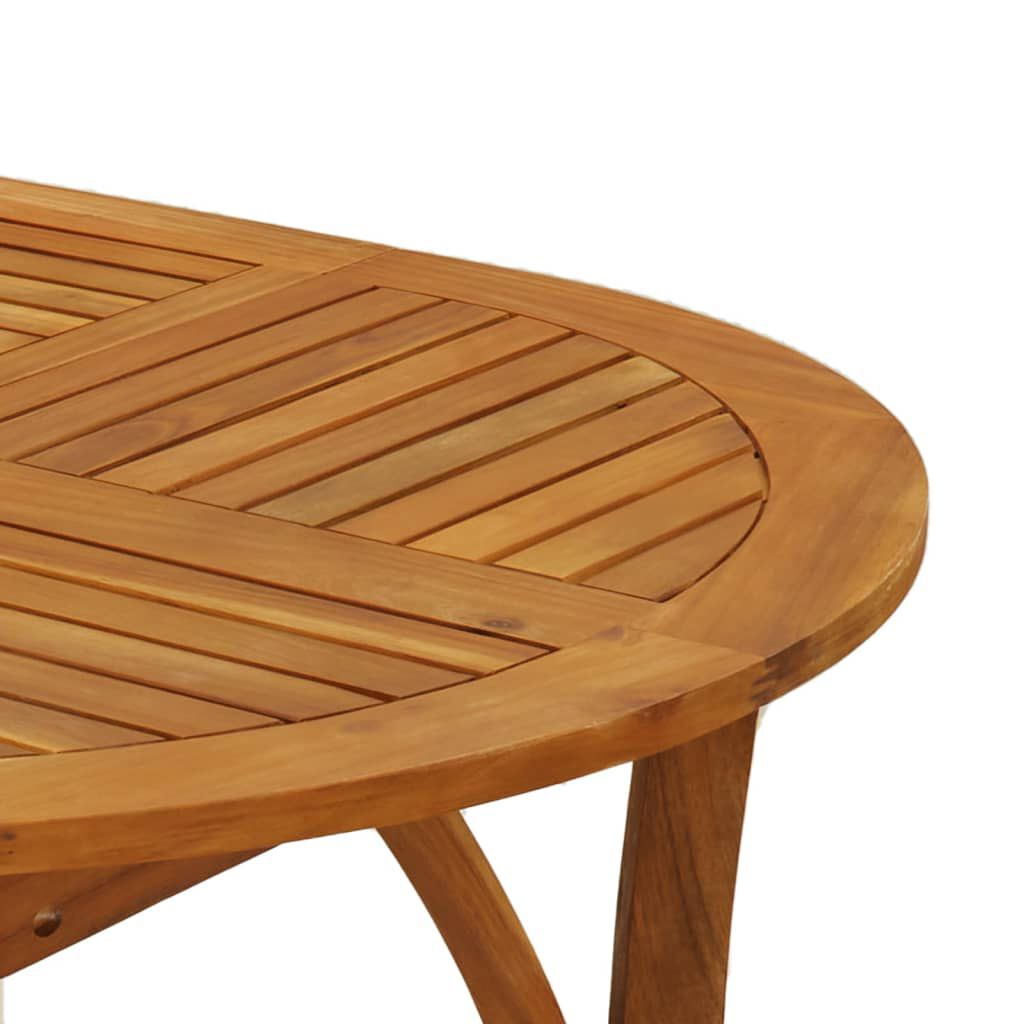 vidaXL Τραπέζι Κήπου 200x90x75 εκ. από Μασίφ Ξύλο Ακακίας