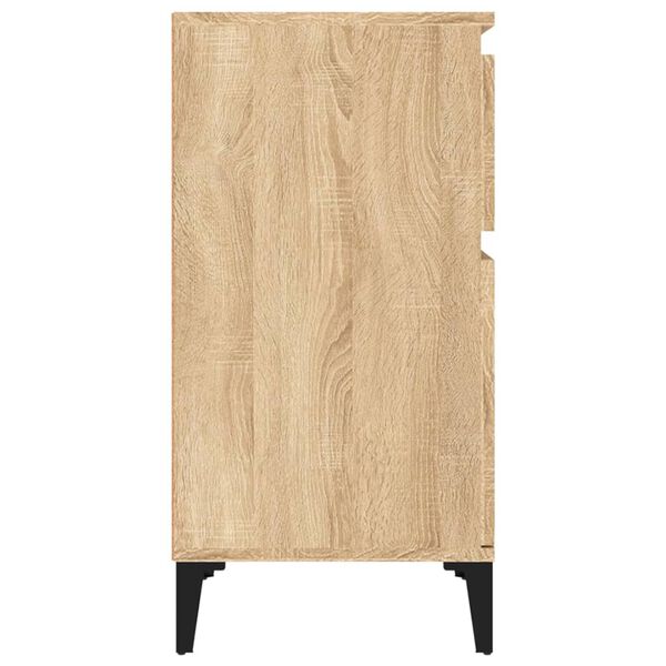 vidaXL Κομοδίνα 2 τεμ. Sonoma Δρυς 40x35x70 εκ.