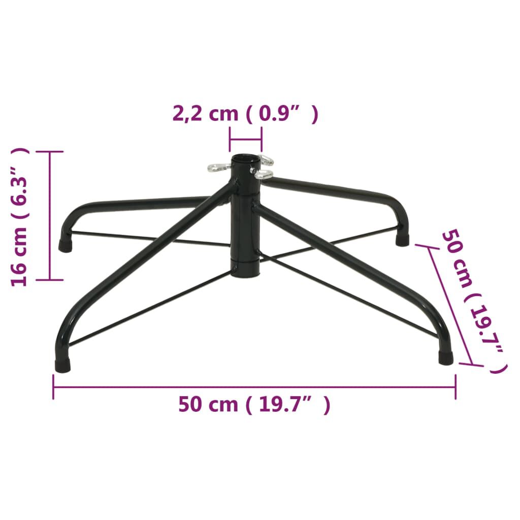 vidaXL Βάση Χριστουγεννιάτικου Δέντρου 50 x 50 x 16 εκ.