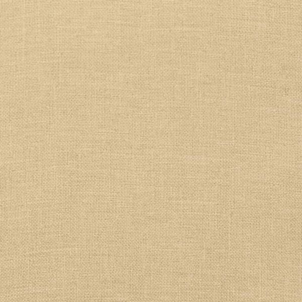 vidaXL Μαξιλάρι Σεζλόνγκ Μπεζ (75+105) x 50 x 4 εκ. Υφασμάτινη
