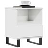 vidaXL Κομοδίνα 2 τεμ. Γυαλ. Λευκό 40 x 35 x 50 εκ. Επεξεργασμένο Ξύλο