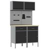 vidaXL &Sigma;&epsilon;&tau; &Nu;&tau;&omicron;&upsilon;&lambda;ά&pi;&alpha;&sigmaf; &Epsilon;&rho;&gamma;&alpha;&sigma;ί&alpha;&sigmaf; &mu;&epsilon; &sigma;&upsilon;&rho;&tau;ά&rho;&iota; &mu;&epsilon; &rho;ά&phi;&iota; 8 pcs &Gamma;&kappa;&rho;&iota;
