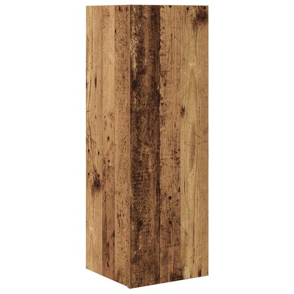 vidaXL Σετ Καθισμάτων Τηλεόρασης 8 pcs Παλιό ξύλο 30.5 x 30 x 90 cm