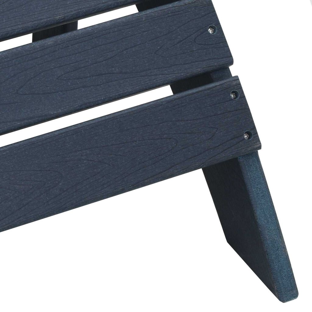 Καρέκλες Adirondack vidaXL 2 τμχ Ναυτικό μπλε HDPE