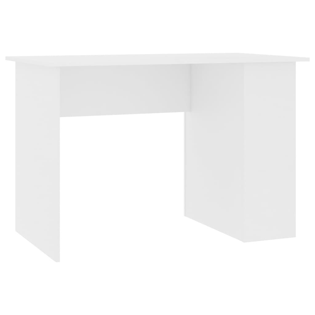 vidaXL Γραφείο Λευκό 110 x 60 x 73 εκ. από Μοριοσανίδα