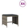 vidaXL &Sigma;&kappa;&alpha;&mu;&pi;ό &Kappa;ή&pi;&omicron;&upsilon; 4 &tau;&epsilon;&mu;. &Gamma;&kappa;&rho;&iota; 40x40x35 &epsilon;&kappa;. &Sigma;&upsilon;&nu;&theta;&epsilon;&tau;&iota;&kappa;ό &Rho;&alpha;&tau;ά&nu; &Mu;&alpha;&xi;&iota;&lambda;ά&rho;&iota;&alpha;