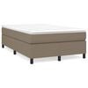 vidaXL &Sigma;&kappa;&epsilon;&lambda;&epsilon;&tau;ό&sigmaf; &Kappa;&rho;&epsilon;&beta;&alpha;&tau;&iota;&omicron;ύ &mu;&epsilon; &Epsilon;&lambda;&alpha;&tau;ή&rho;&iota;&alpha; Taupe 120x200 &epsilon;&kappa;. &Upsilon;&phi;&alpha;&sigma;&mu;ά&tau;&iota;&nu;&omicron;
