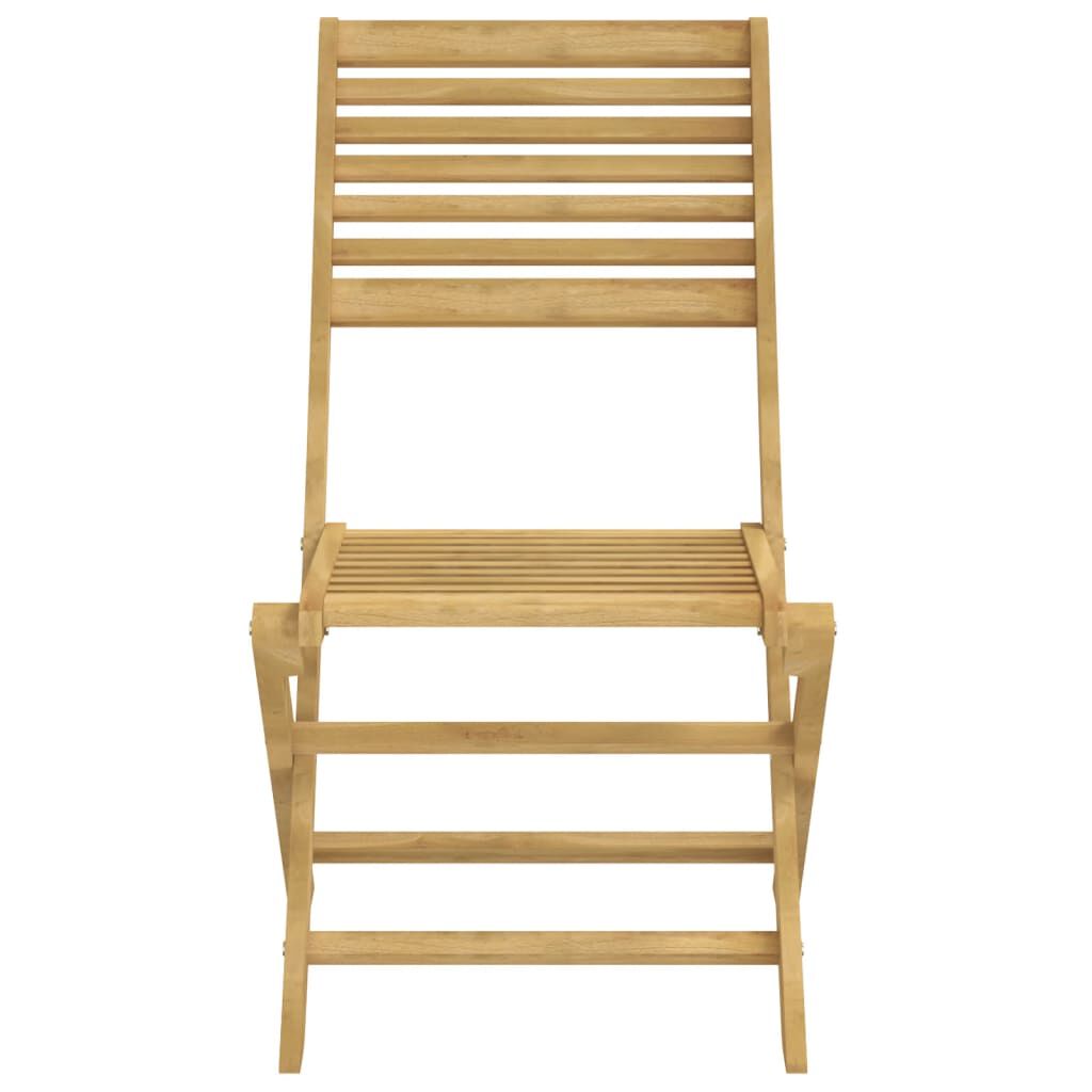 vidaXL Καρέκλες Κήπου Πτυσσόμενες 2 τεμ 48,5x61,5x87 εκ. Μασίφ Ακακία