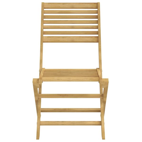 vidaXL Καρέκλες Κήπου Πτυσσόμενες 2 τεμ 48,5x61,5x87 εκ. Μασίφ Ακακία