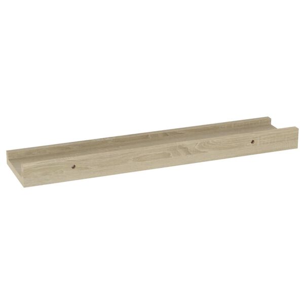 vidaXL Ράφια Τοίχου 4 τεμ. Sonoma Δρυς 40 x 9 x 3 εκ.