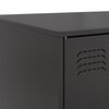 vidaXL Τραπεζάκι Σαλονιού Μαύρο 67x50x44 εκ. από Ατσάλι