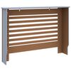 vidaXL Κάλυμμα Καλοριφέρ Ανθρακί 112 x 19 x 81,5 εκ. από MDF