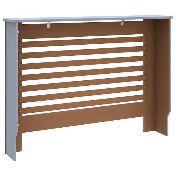 vidaXL Κάλυμμα Καλοριφέρ Ανθρακί 112 x 19 x 81,5 εκ. από MDF