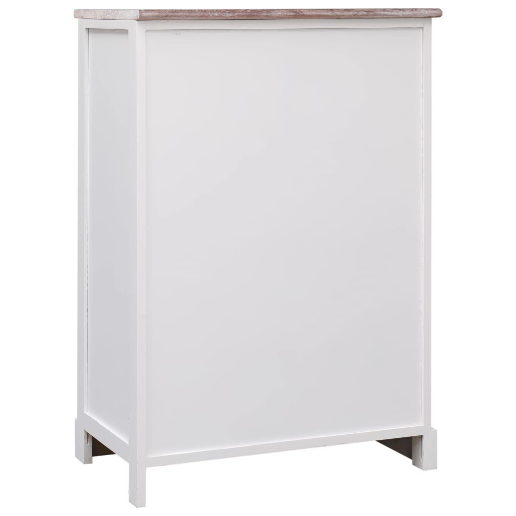 vidaXL Ντουλάπι με 10 Συρτάρια Καφέ 113 x 30 x 79 εκ. από Ξύλο