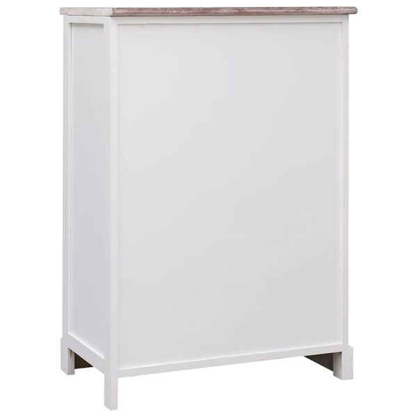 vidaXL Ντουλάπι με 10 Συρτάρια Καφέ 113 x 30 x 79 εκ. από Ξύλο