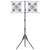 vidaXL Βάση στόχου Άλλο Μαύρο 82.5 x 51 x 150 εκ. Ατσάλι