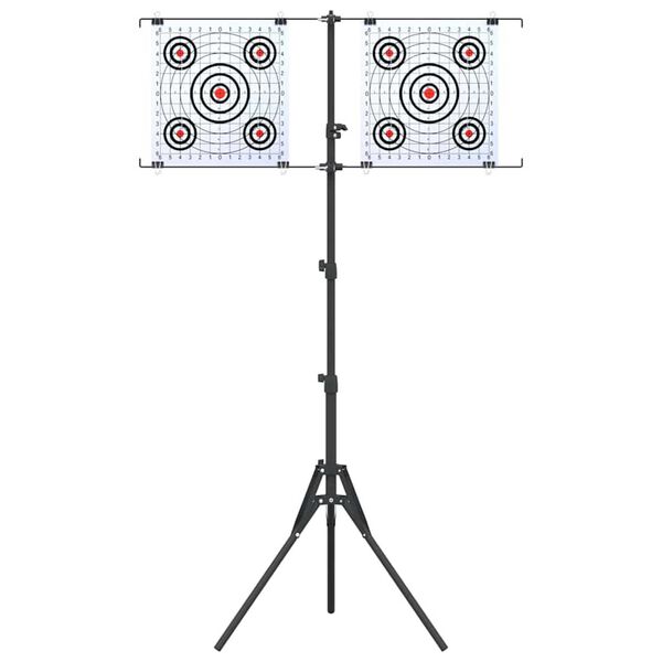 vidaXL Βάση στόχου Άλλο Μαύρο 82.5 x 51 x 150 εκ. Ατσάλι