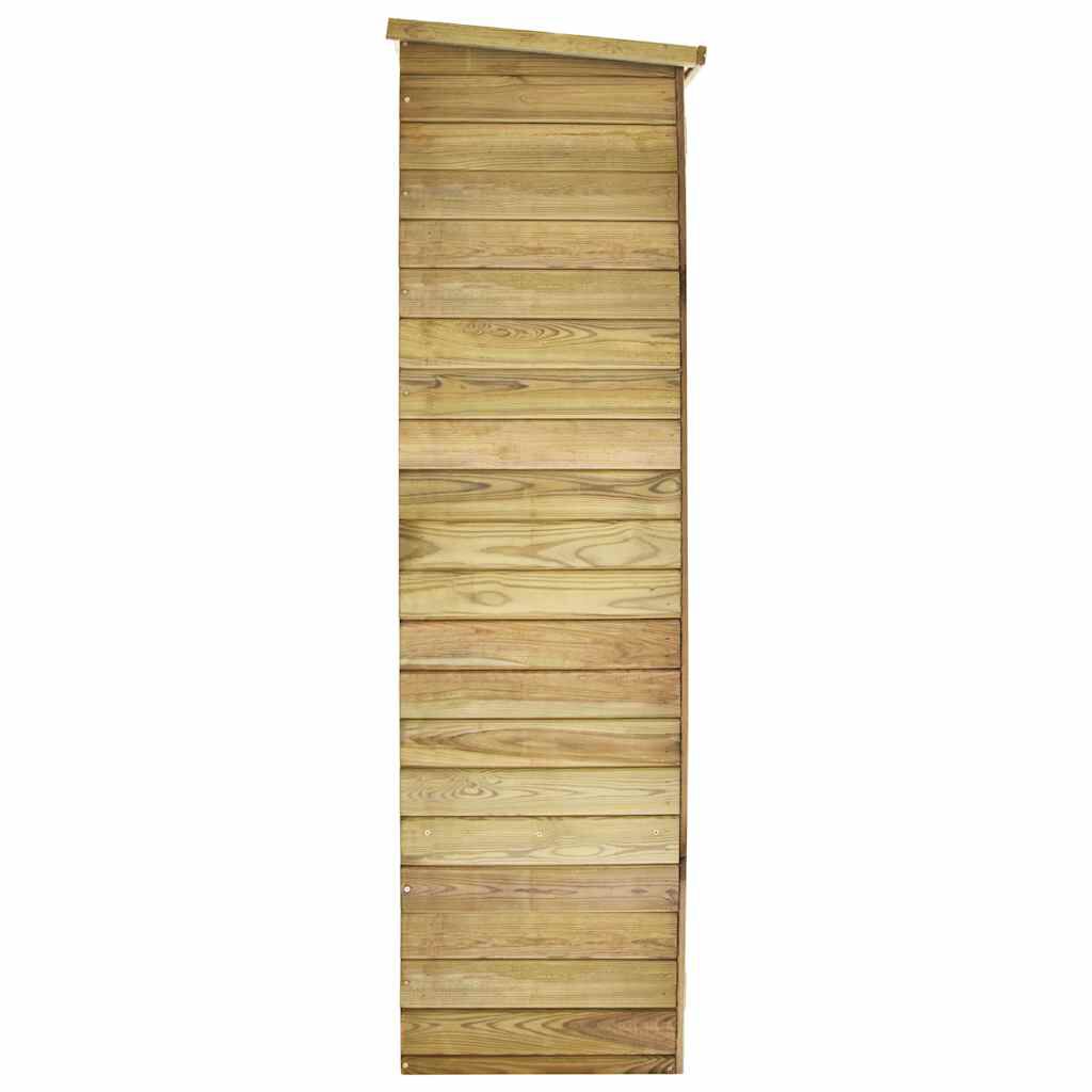 vidaXL Αποθήκη Εργαλείων Κήπου 123x50x171 εκ. Εμποτισμένο Ξύλο Πεύκου