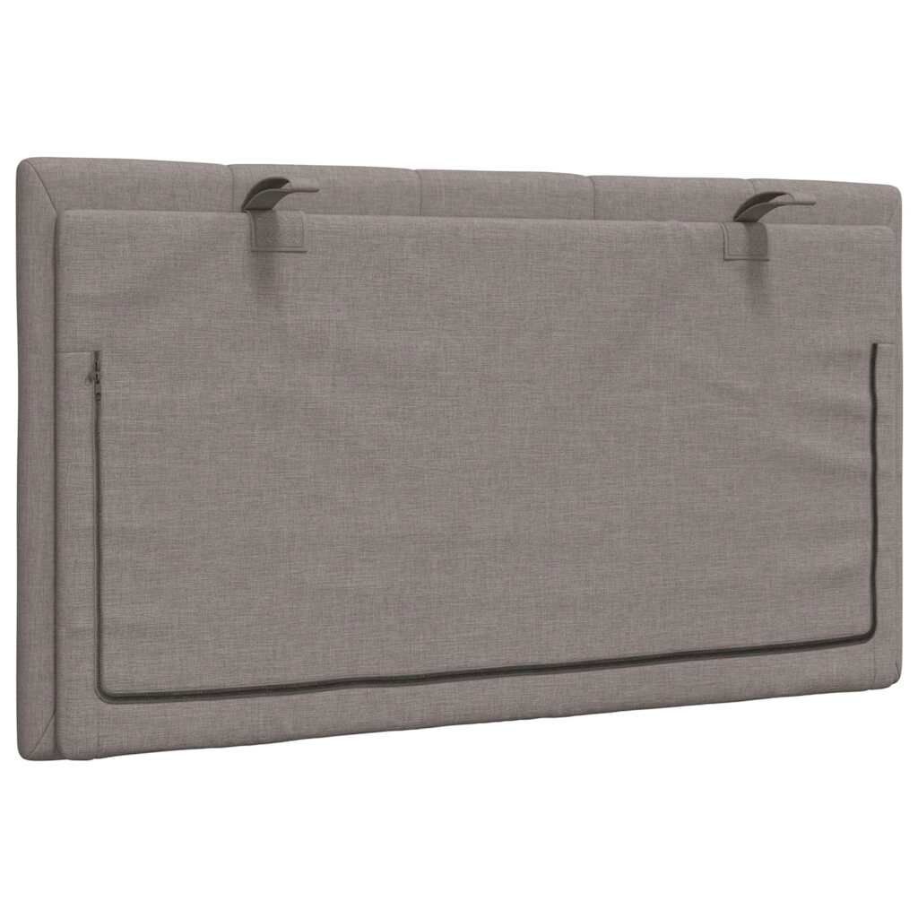 vidaXL Μαξιλάρι για Κεφαλάρι Taupe 80 εκ. Υφασμάτινο