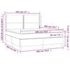 vidaXL &Kappa;&rho;&epsilon;&beta;ά&tau;&iota; Boxspring &mu;&epsilon; &Sigma;&tau;&rho;ώ&mu;&alpha; &Mu;&pi;&lambda;&epsilon; 180x200 &epsilon;&kappa;. &Upsilon;&phi;&alpha;&sigma;&mu;ά&tau;&iota;&nu;&omicron;