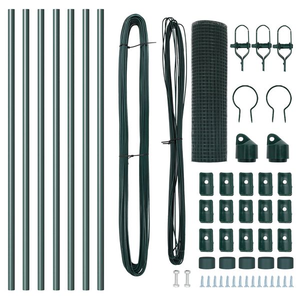 vidaXL &Sigma;&tau;ύ&lambda;&omicron;&sigmaf; &Pi;&epsilon;&rho;&iota;&phi;&rho;ά&xi;&epsilon;&omega;&nu; &Pi;&rho;ά&sigma;&iota;&nu;&omicron; 10 x 0,4 m (25 x 25 mm &delta;ί&kappa;&tau;&upsilon;&omicron;)