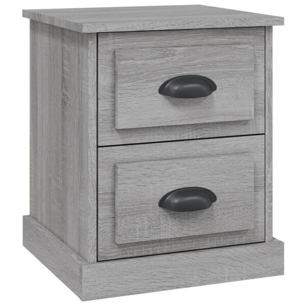 vidaXL Κομοδίνο Γκρι Sonoma 39x39x47,5 εκ. από Επεξεργασμένο Ξύλο