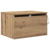 vidaXL Τοίχου κομοδίνο με συρτάρι 2 pcs artisan δρυς 50 x 36 x 30 εκ