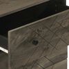 vidaXL Μπουφές Μαύρο 60x33x75 cm Μασίφ Ξύλο Μάνγκο